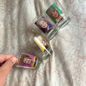 Golden girls shot glasses